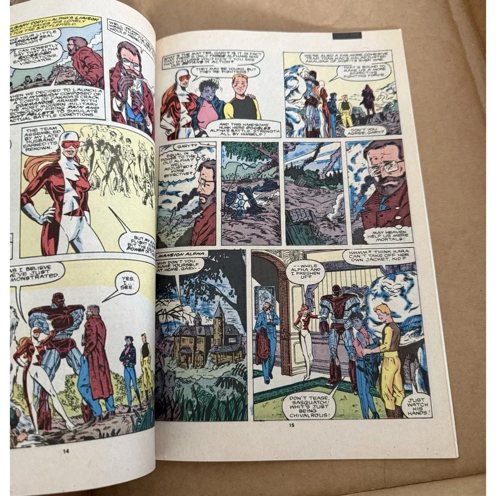 Alpha Fight #51 (1987) 1st Jim Lee Marvel
